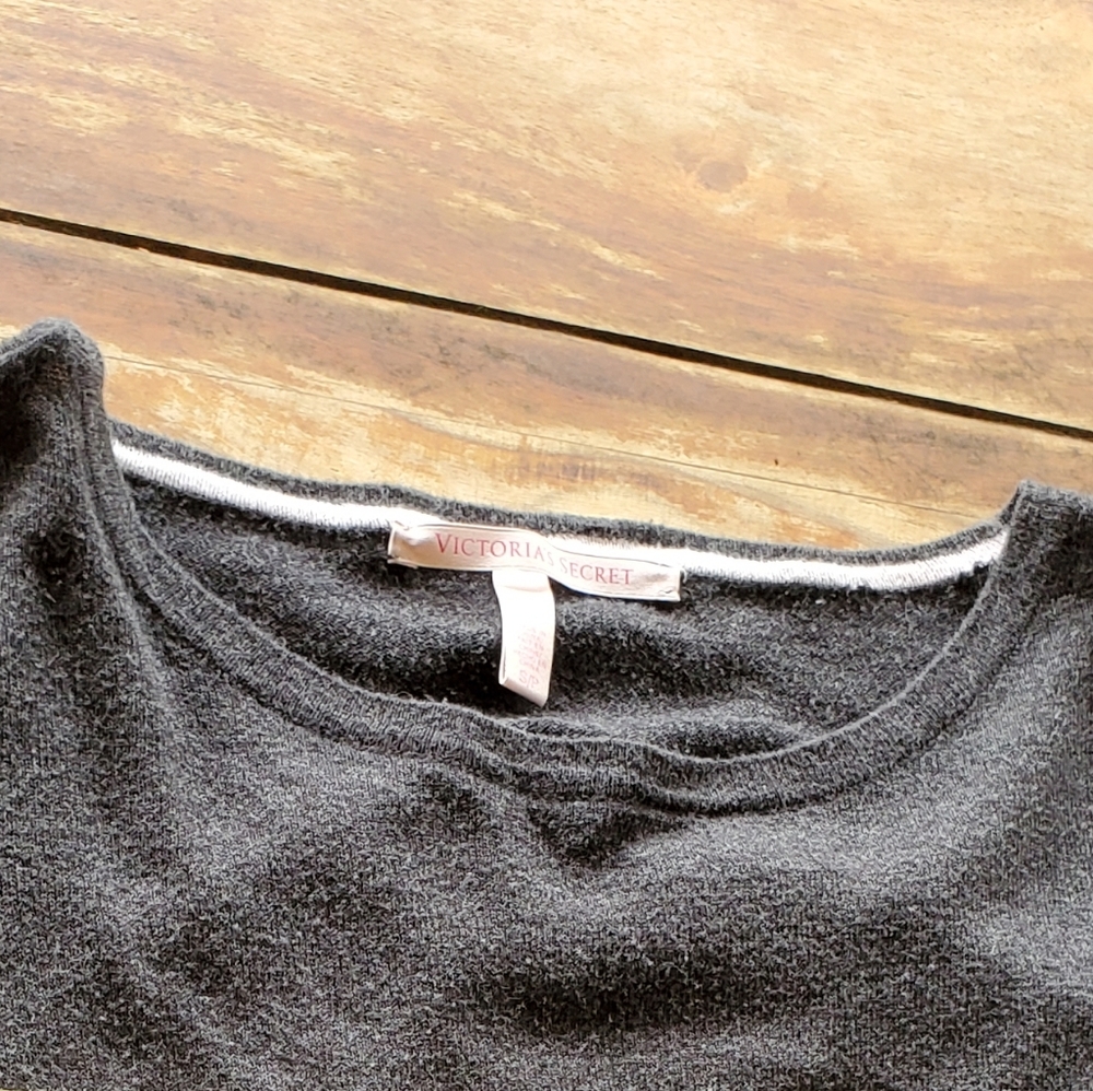 Victoria's Secret long sleeve  lace hemp top sz Sm - Picture 10 of 15